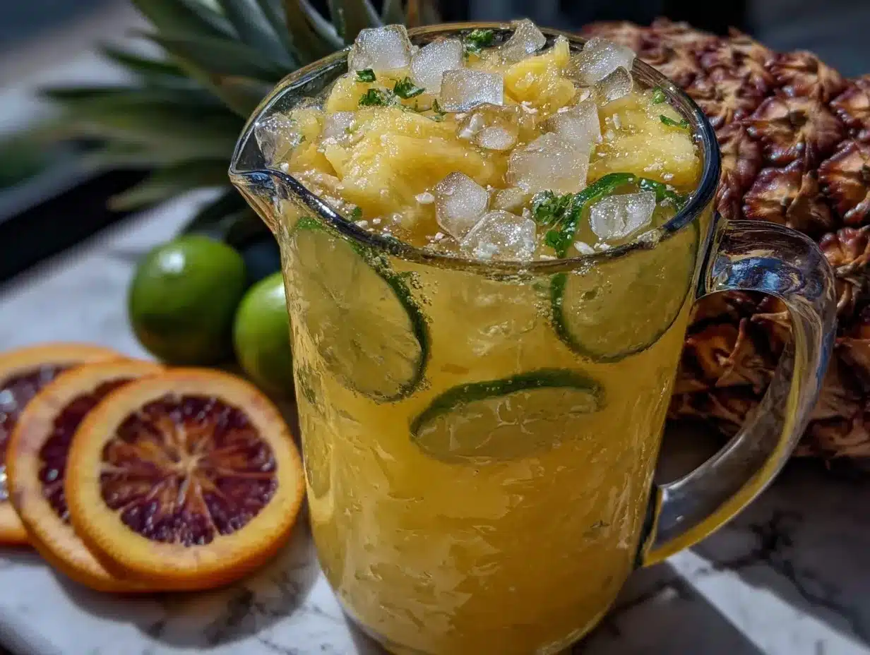 Pineapple Citrus Splash preparation steps