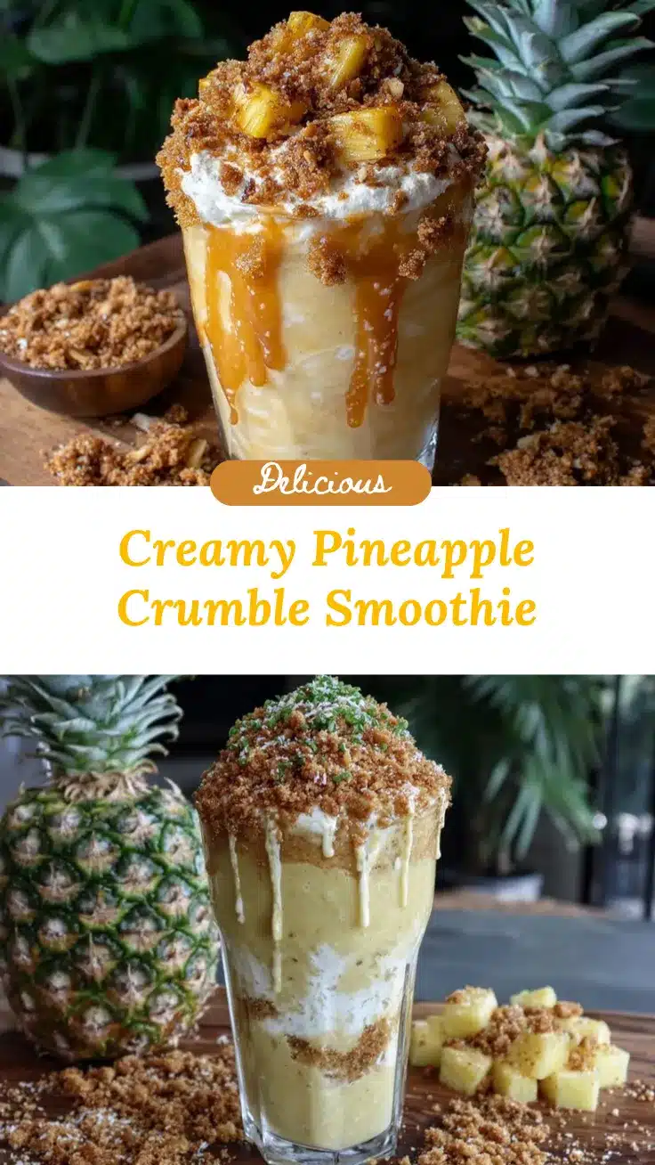 pineapple crumble smoothie recipe