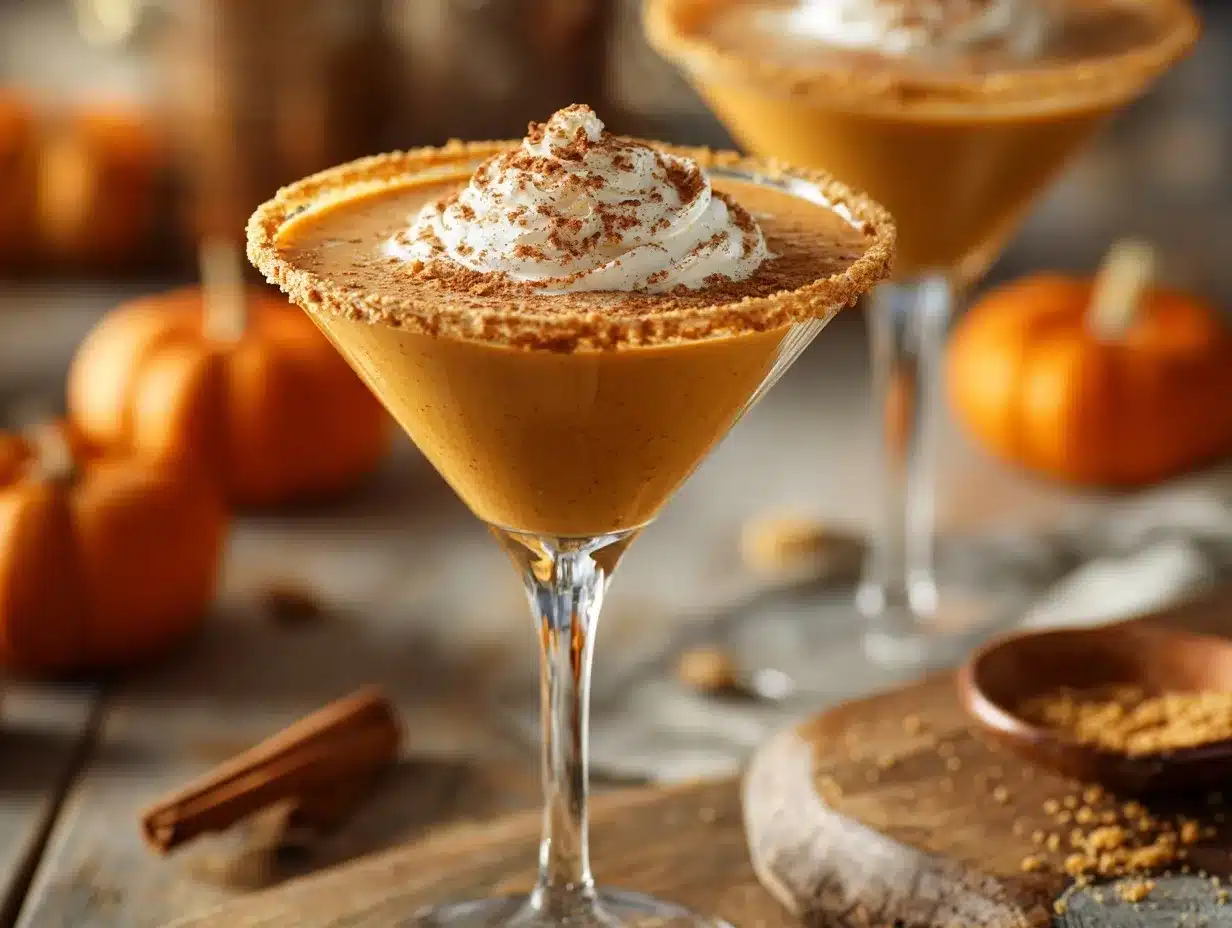 Pumpkin Pie Martini preparation steps