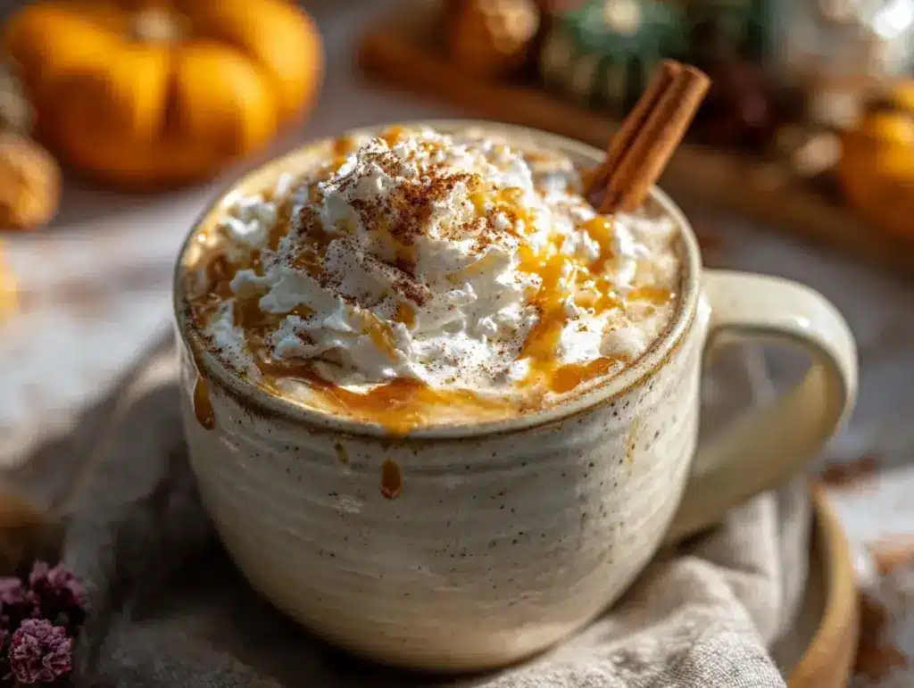 Pumpkin White Hot Chocolate - featured image