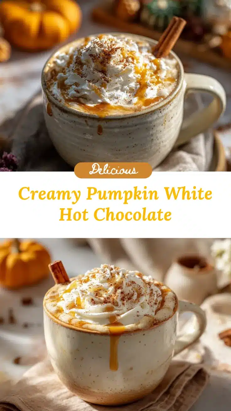 Pumpkin White Hot Chocolate recipe