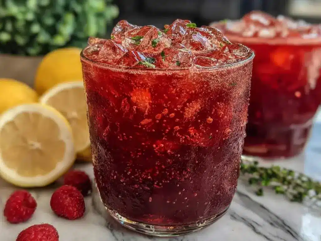 ruby berry lemonade - featured image