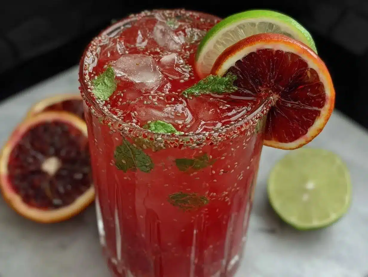 Ruby Citrus Cooler preparation steps