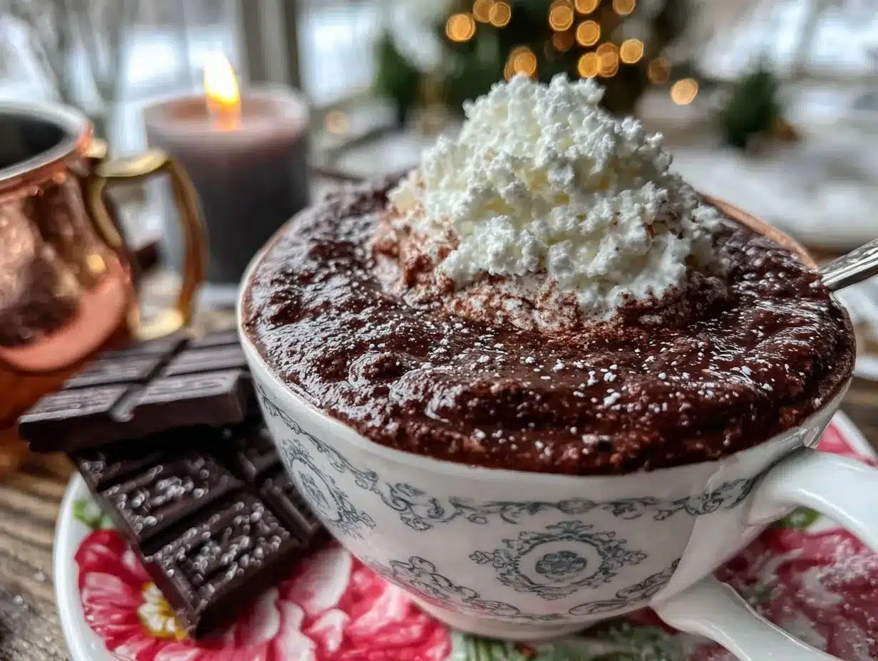 Rustic Winter Cocoa preparation steps