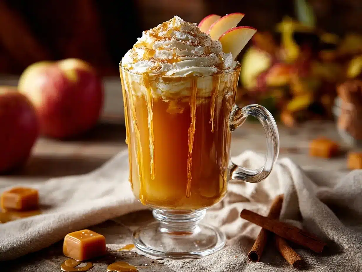 salted caramel apple cider preparation steps