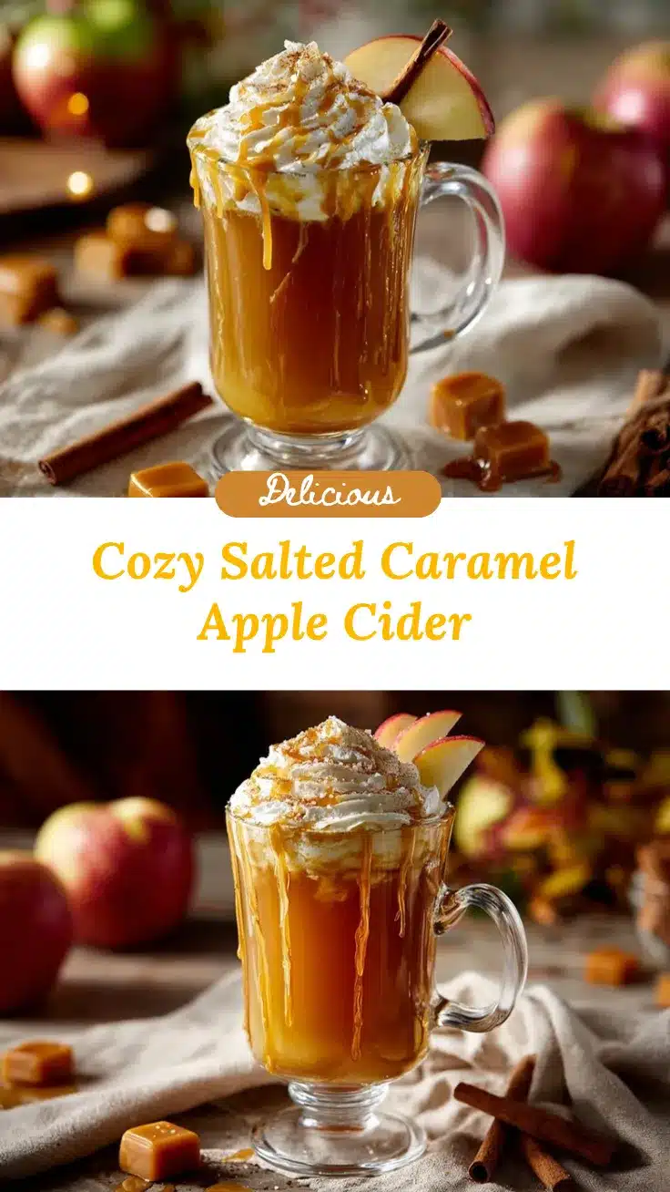 salted caramel apple cider recipe