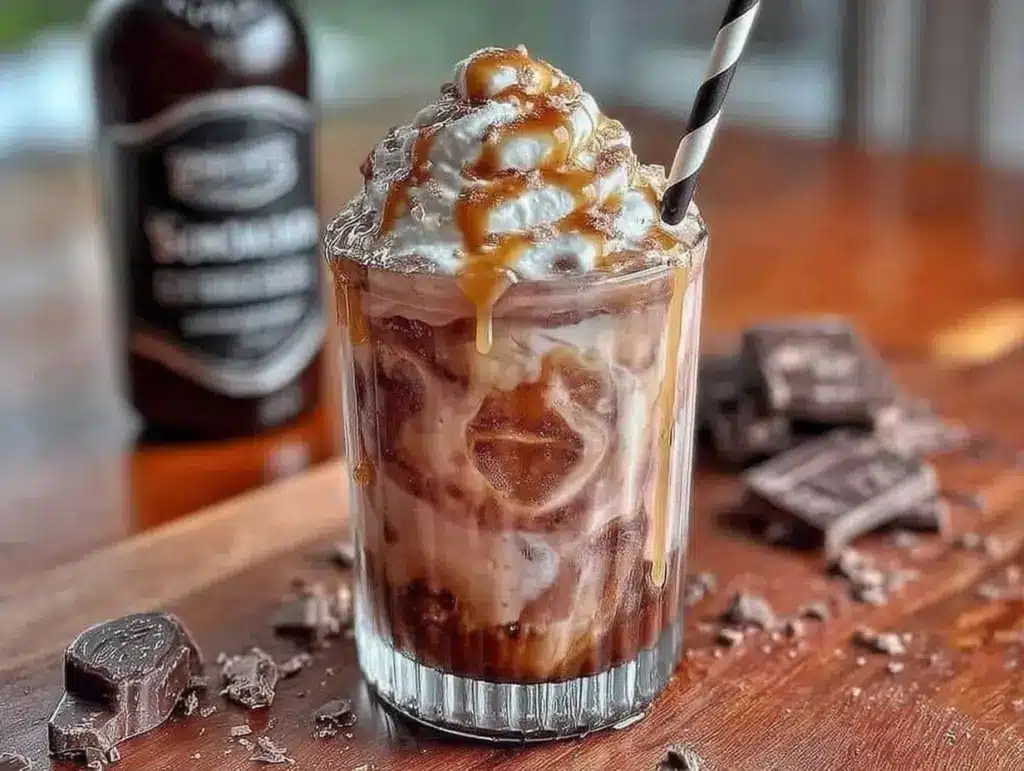 smoky caramel cola cocktail - featured image
