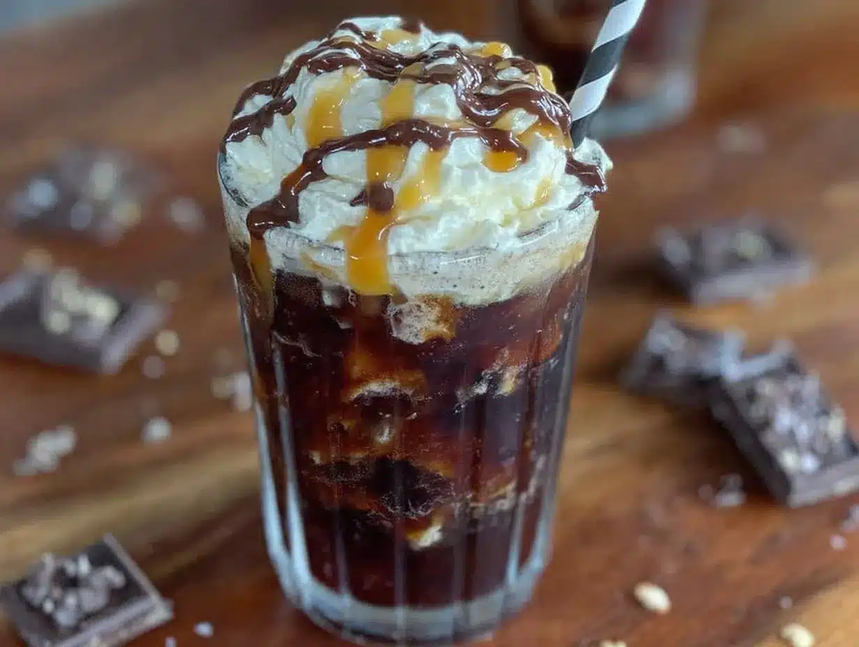 smoky caramel cola cocktail preparation steps