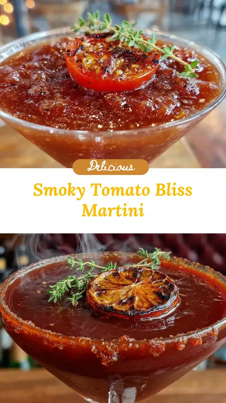 Smoky Tomato Glaze Martini recipe