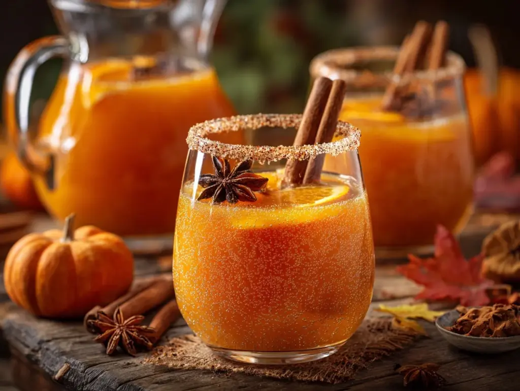 sparkling pumpkin punch - featured image