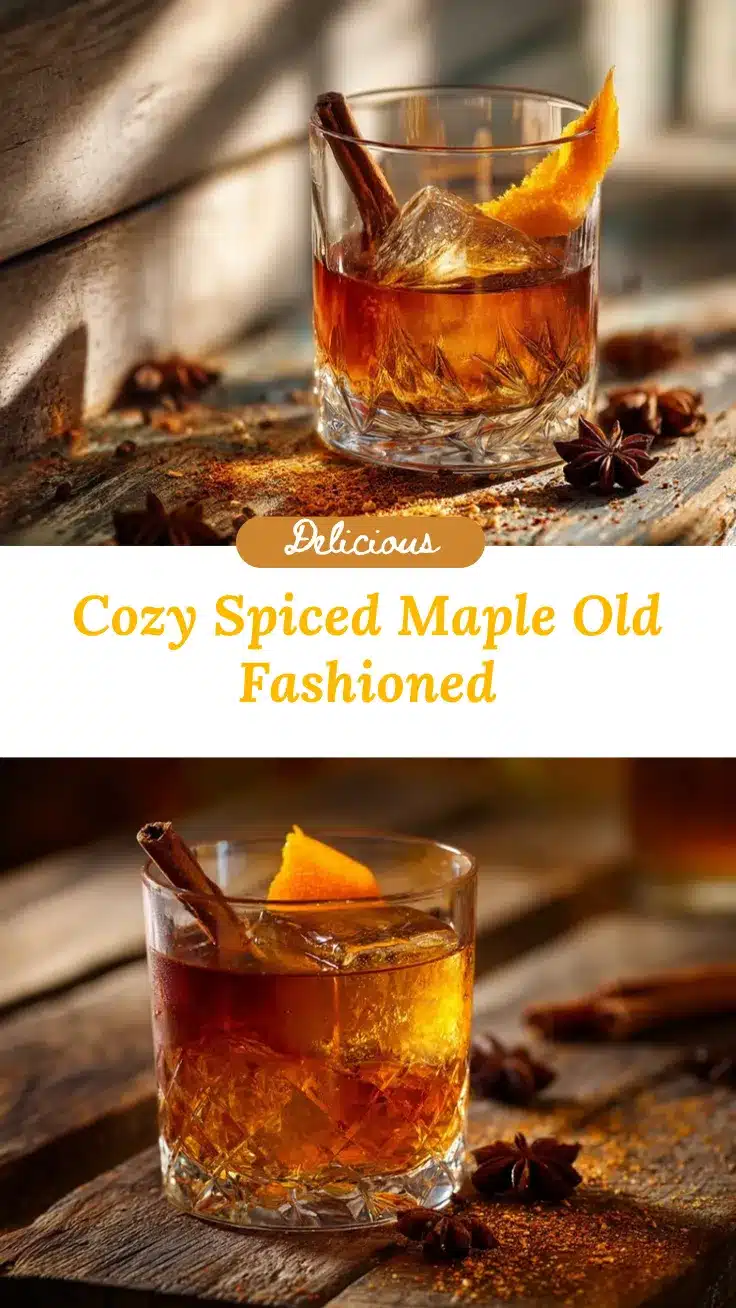 Spiced Maple Old Fashioned recipe