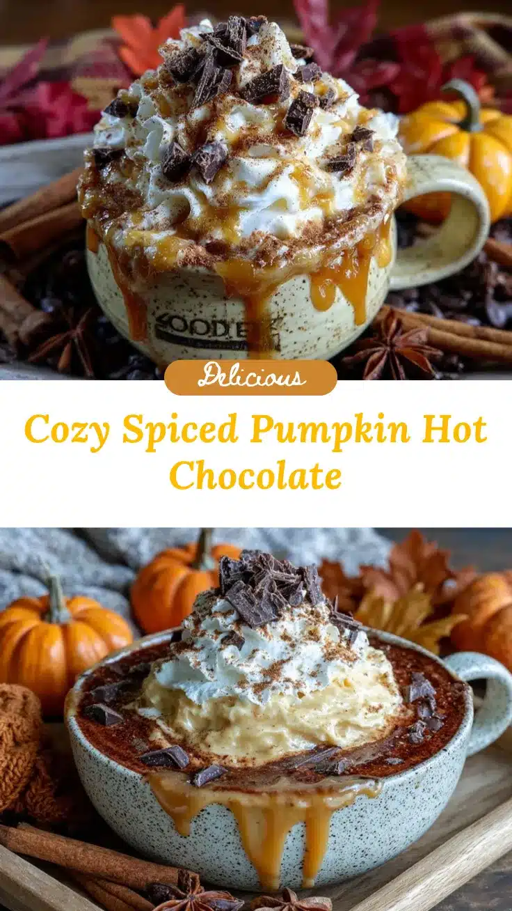 spiced pumpkin hot chocolate recipe