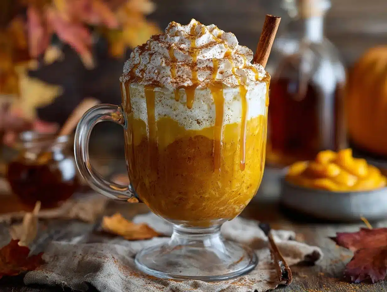 Spiked Pumpkin Spice Latte preparation steps