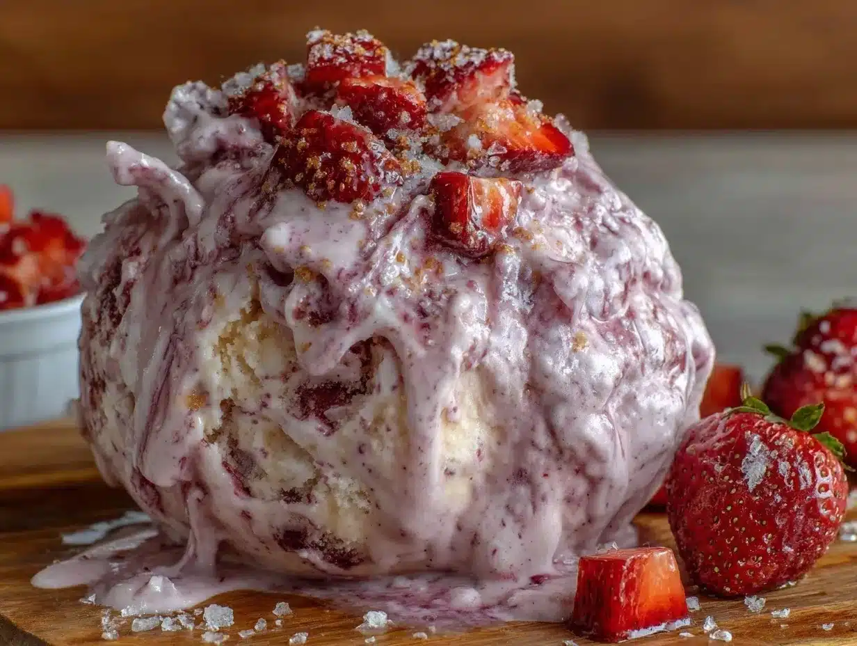 strawberry cream smoothie preparation steps