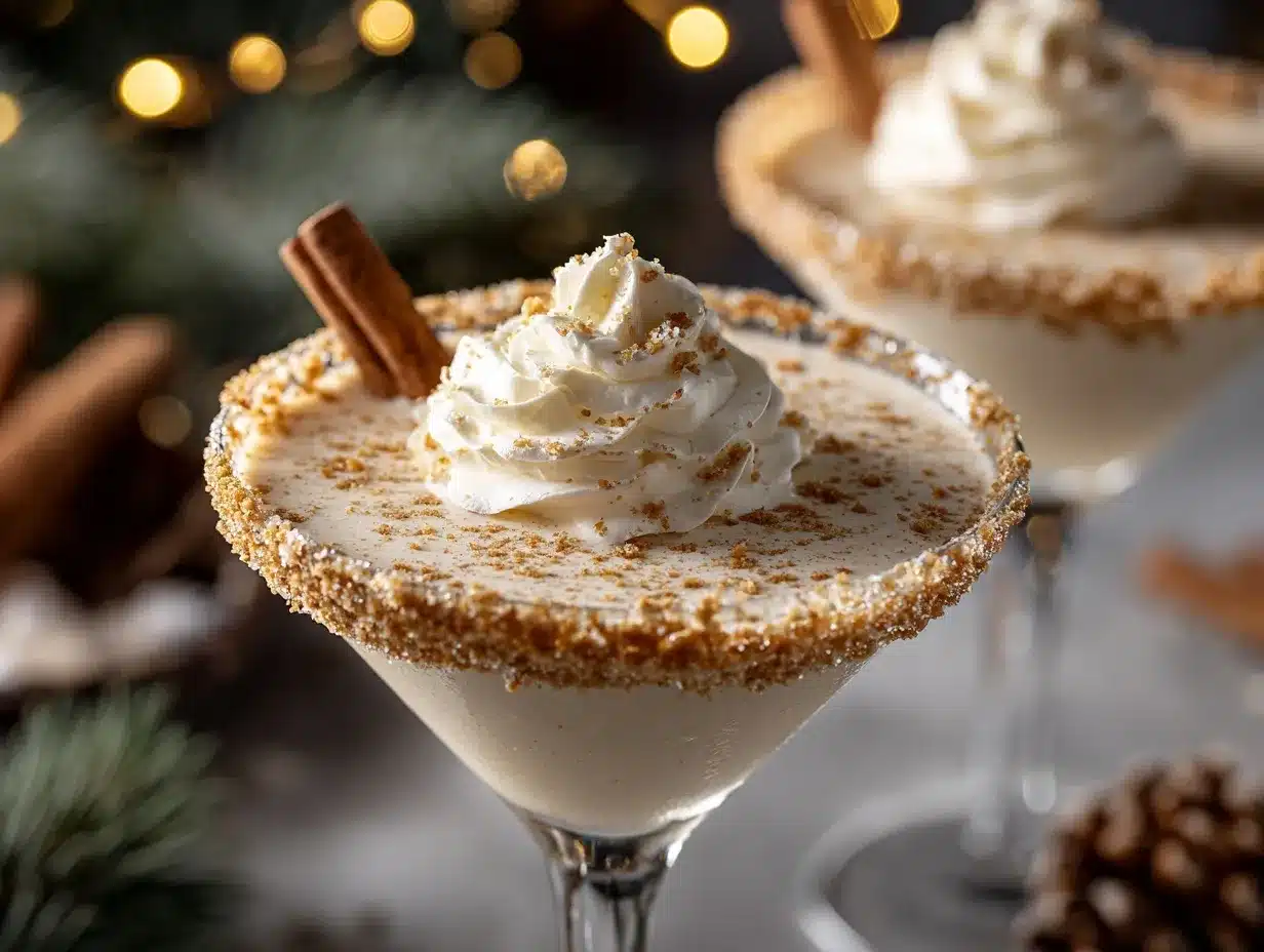 Sugar Cookie Martini preparation steps