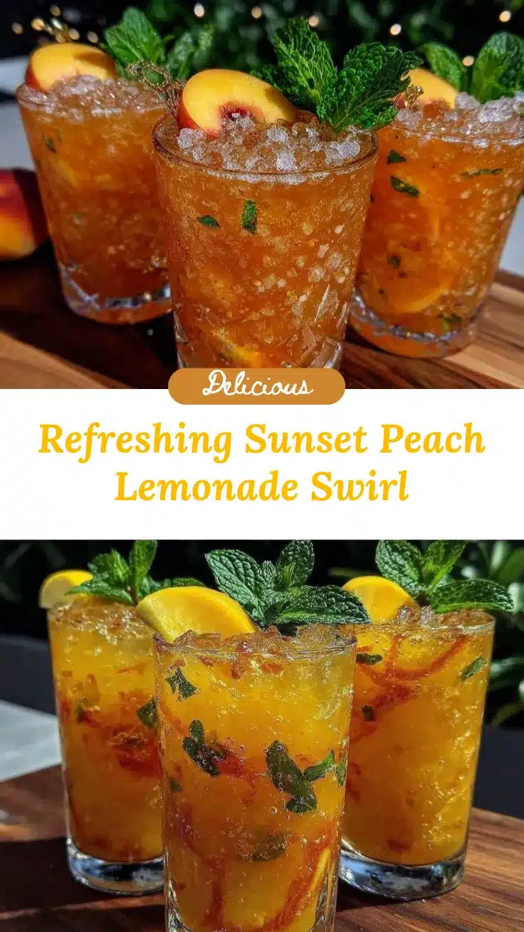 Sunset Peach Lemonade Swirl recipe