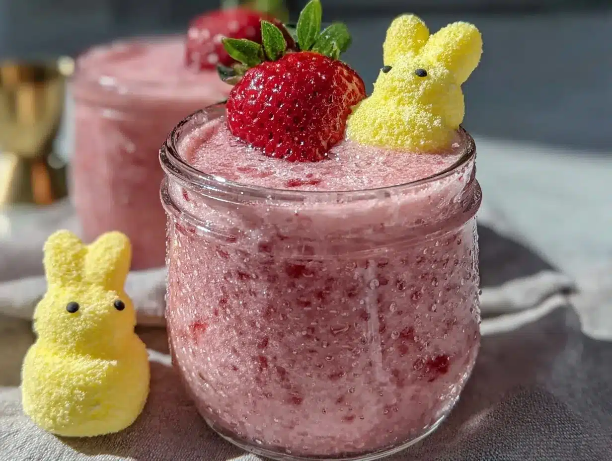Sunshine Strawberry Sipper preparation steps