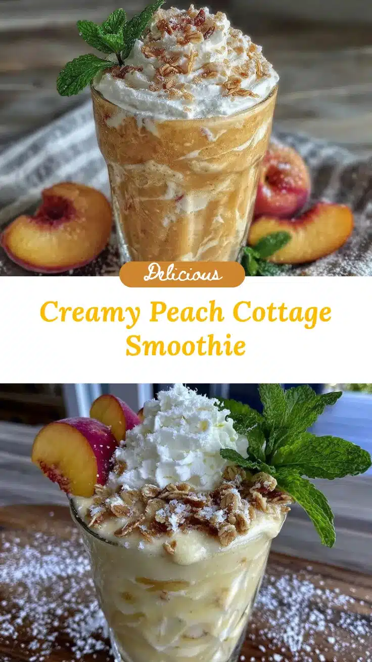 whipped cottage peach smoothie recipe