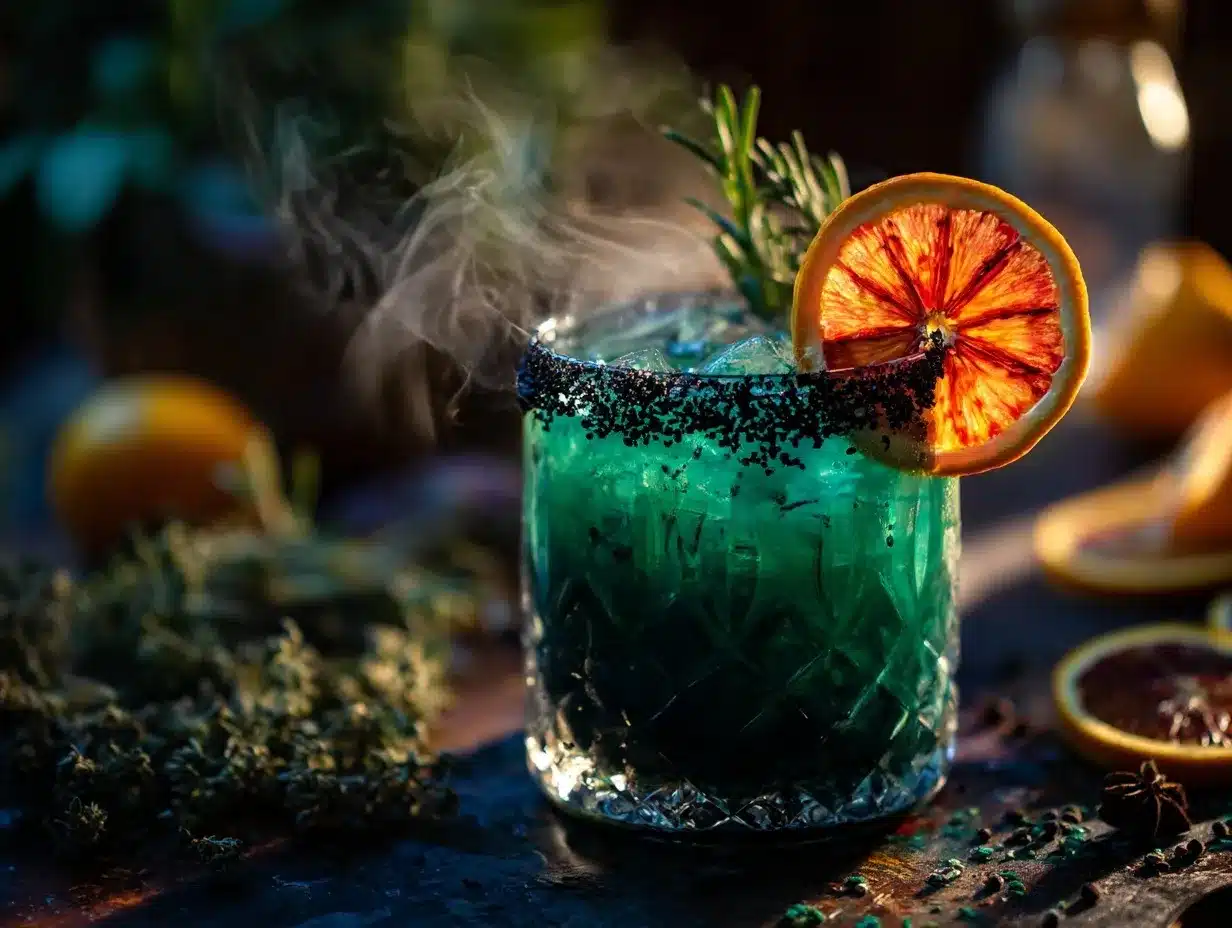 Witches Brew Margarita preparation steps