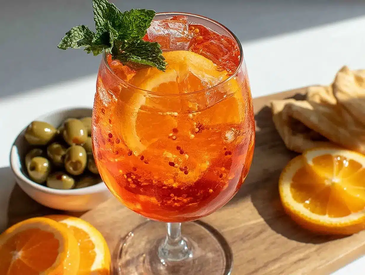 Aperol Spritz Recipe preparation steps