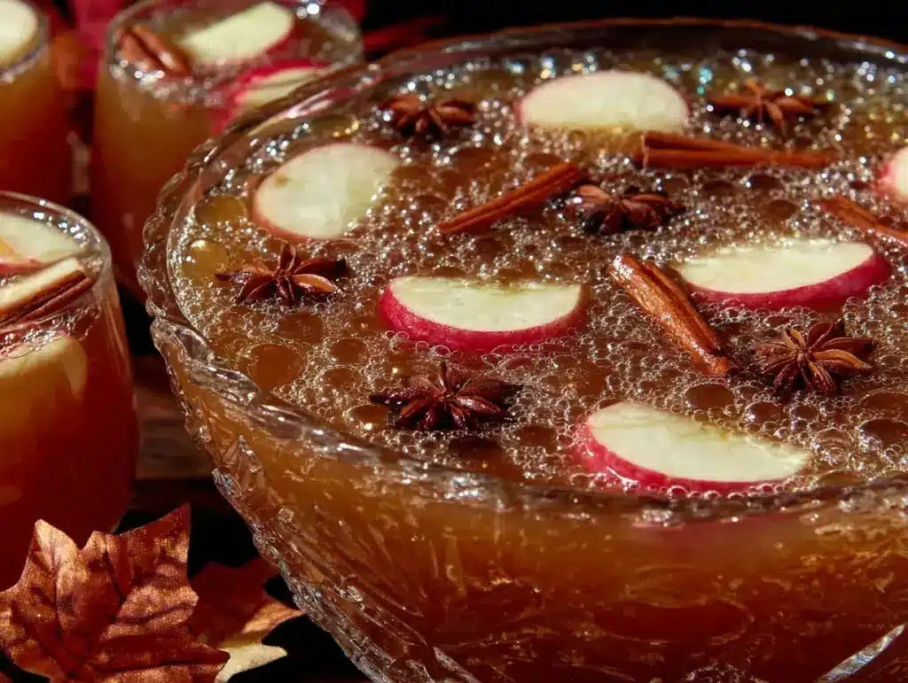 apple cider fall punch - featured image