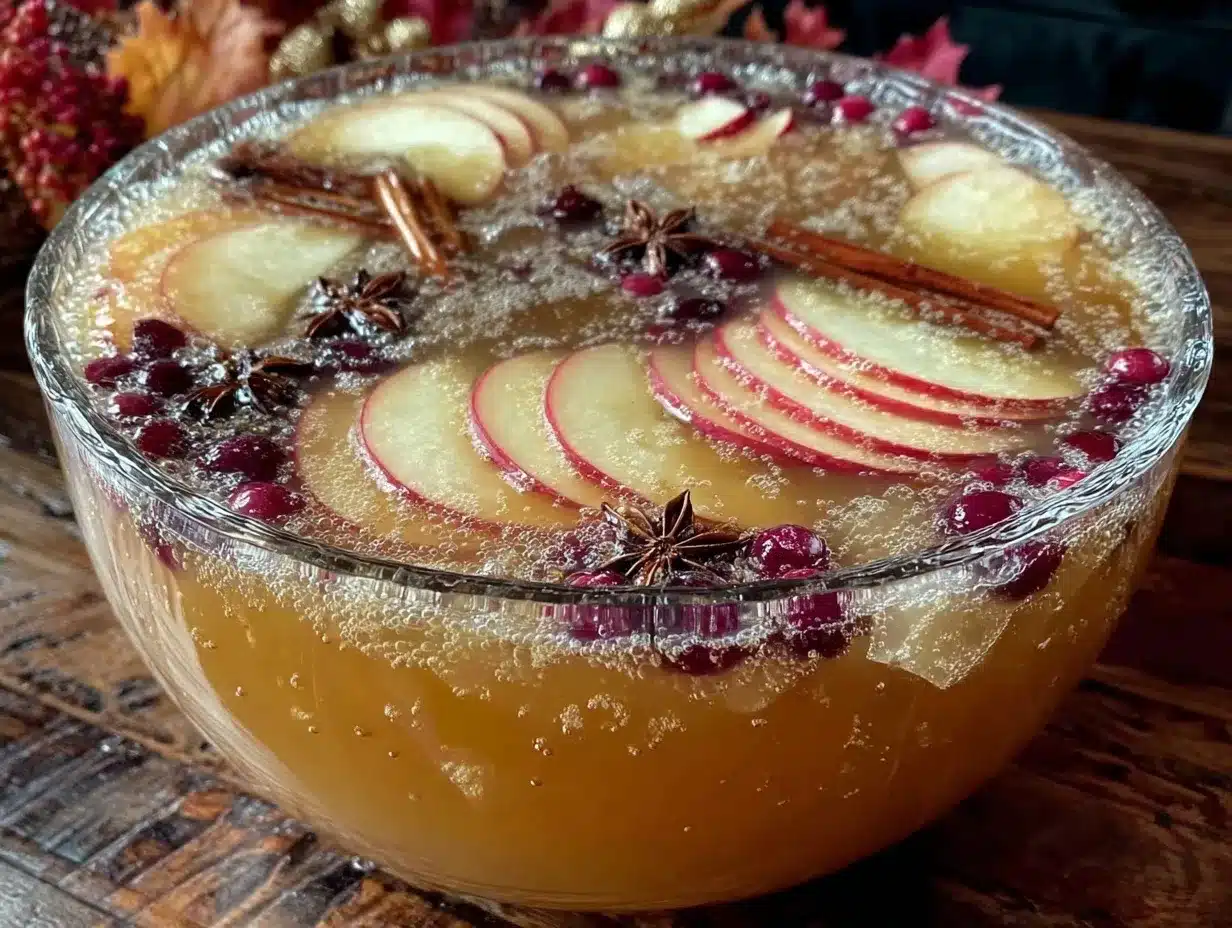 apple cider fall punch preparation steps