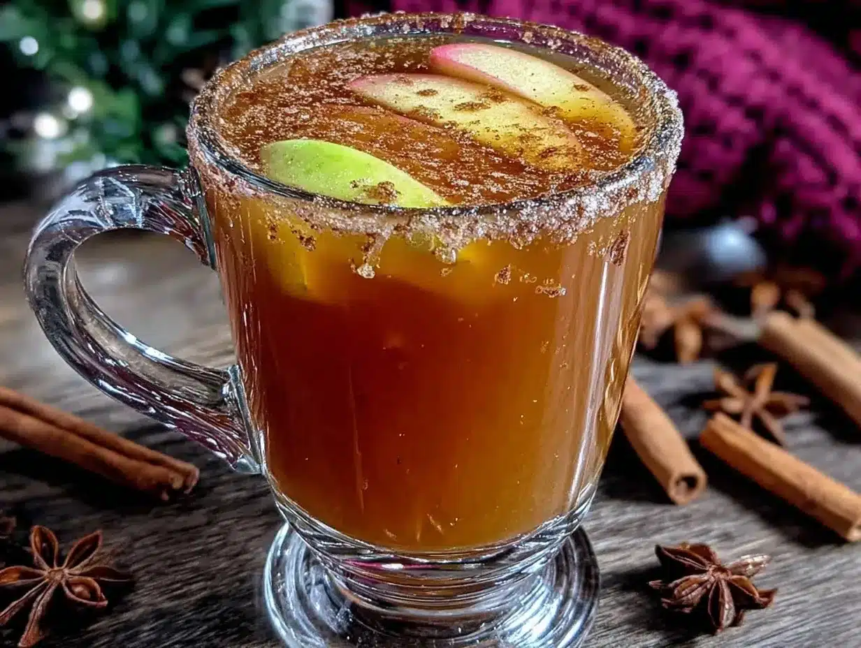 Apple Cinnamon Hot Toddy preparation steps