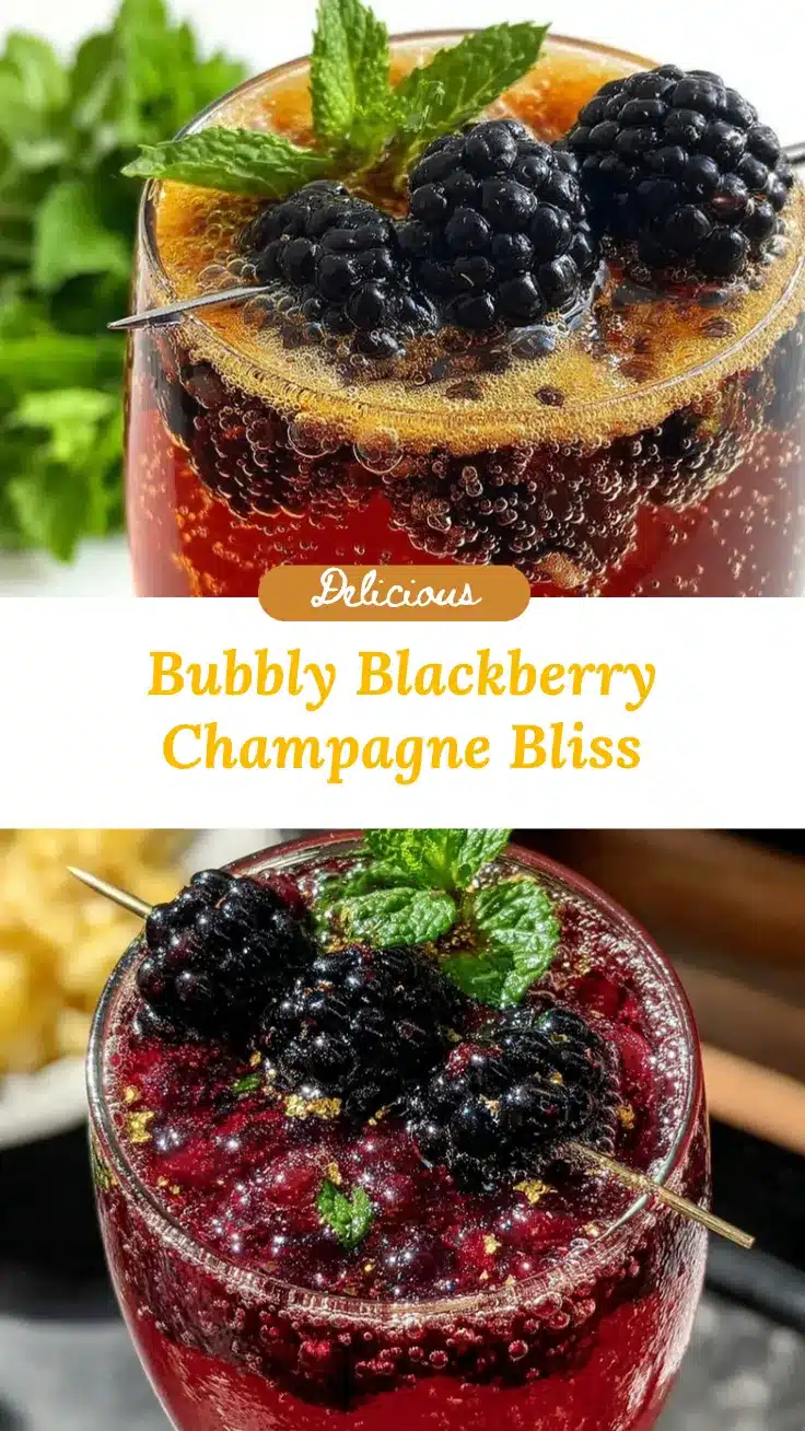 Blackberry Champagne Cocktail recipe