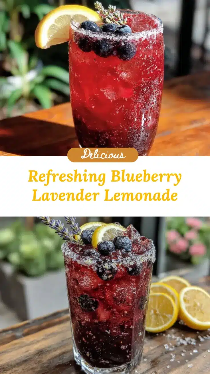 Blueberry Lavender Lemonade recipe
