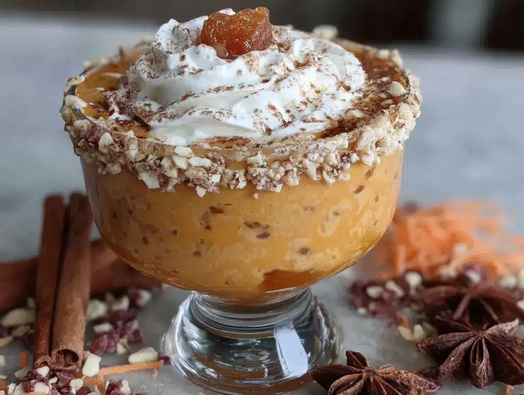 carrot cake cocktail - featured image