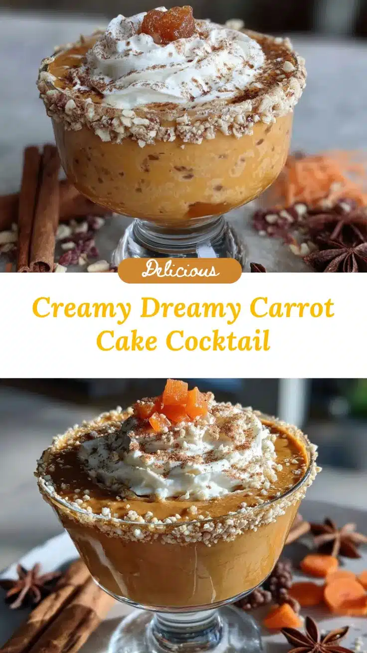 carrot cake cocktail recipe