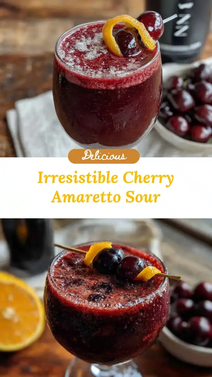Cherry Amaretto Sour recipe
