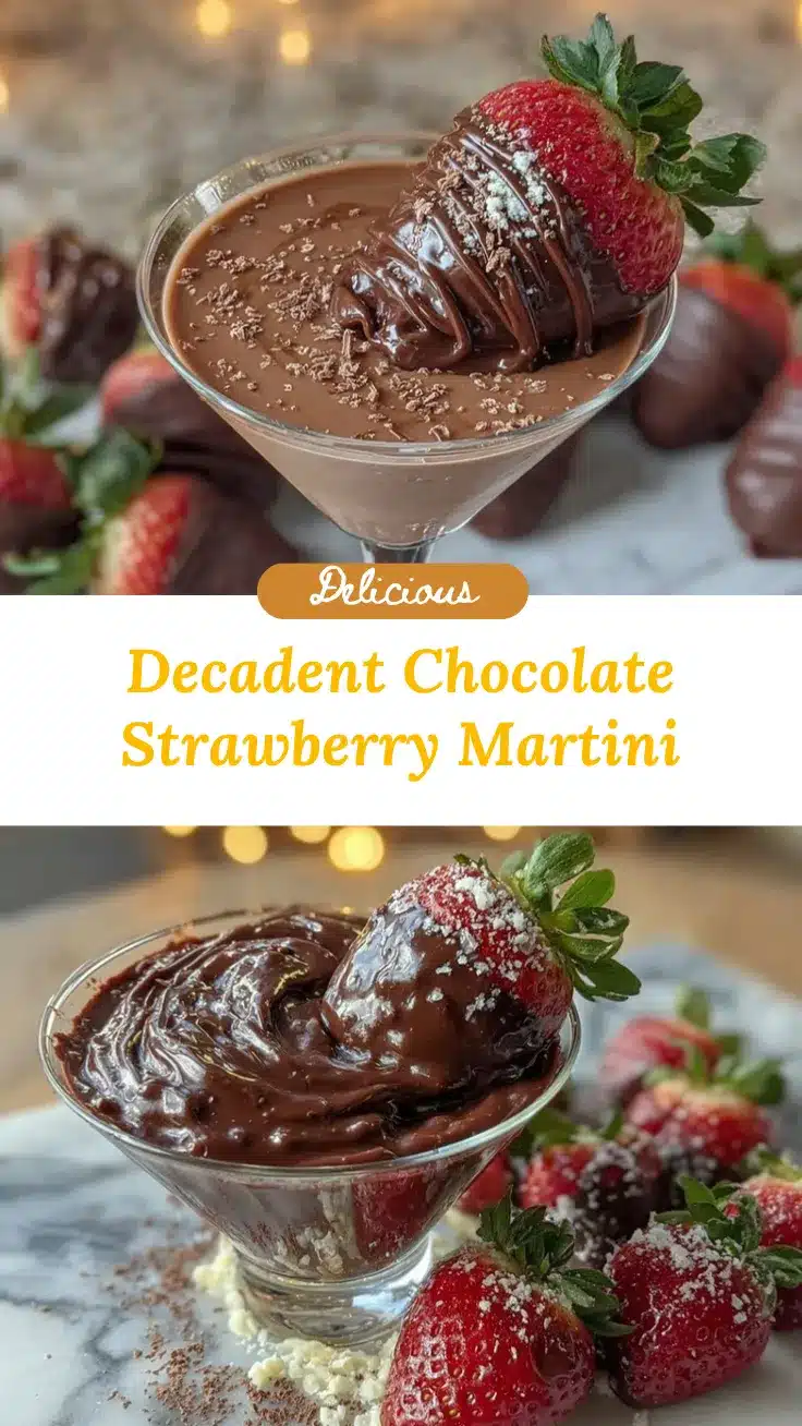 chocolate covered strawberry martini recipe