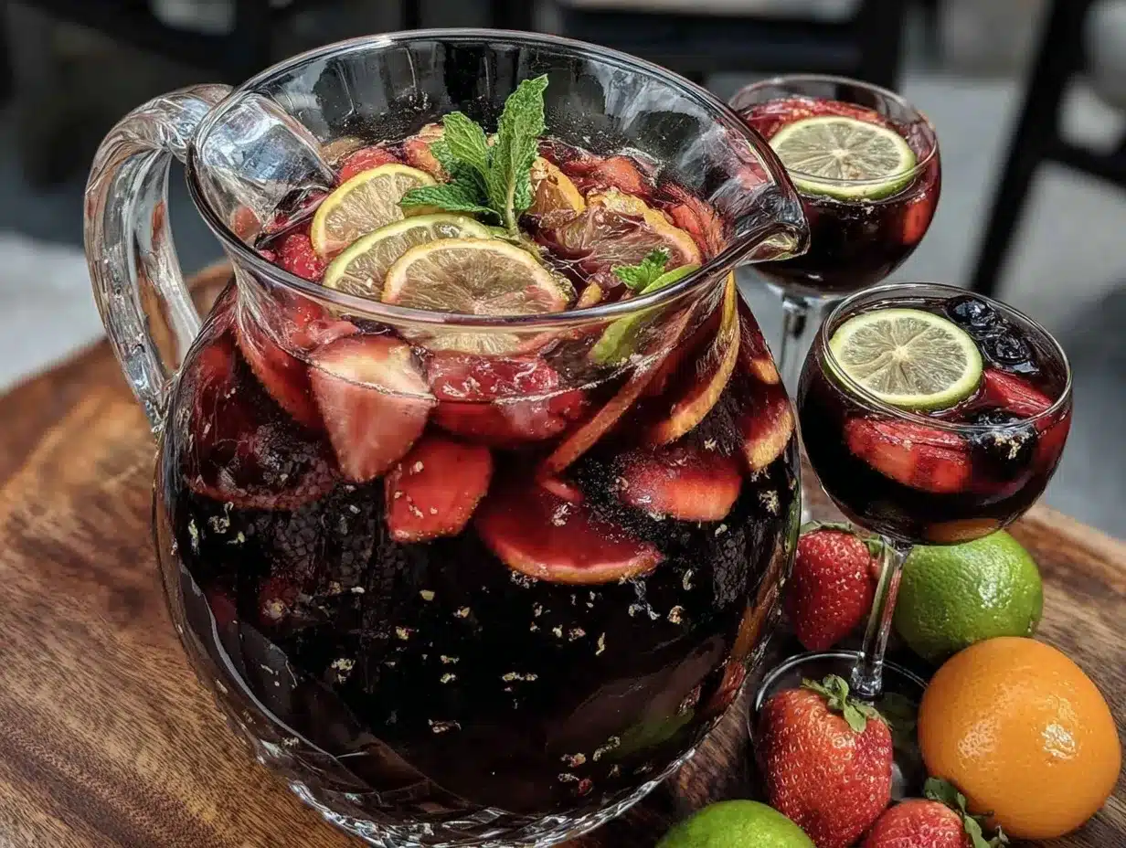 classic red sangria recipe preparation steps