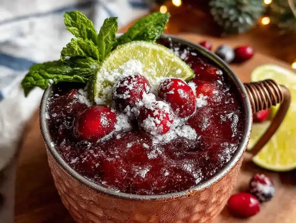 Cranberry Moscow Mule - featured image