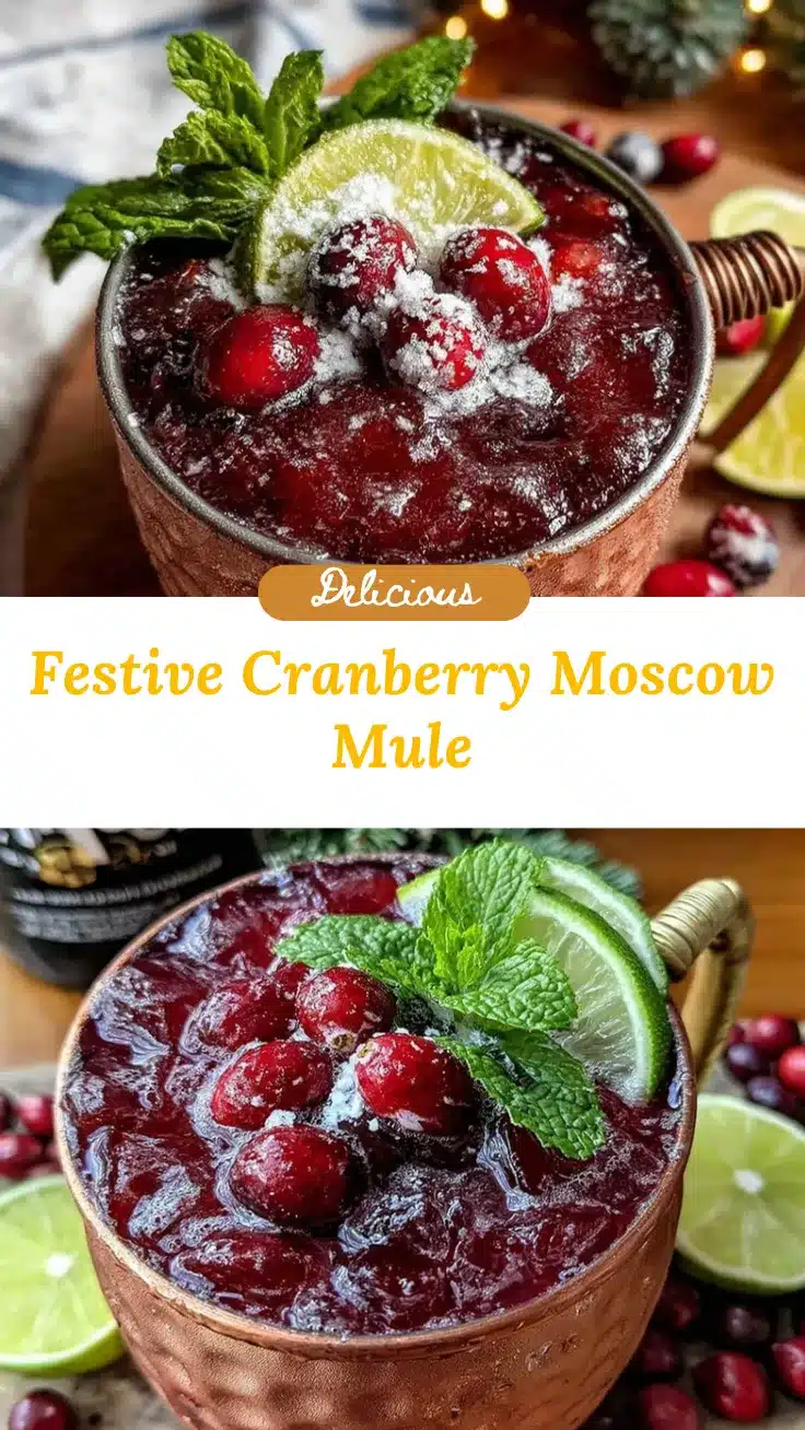 Cranberry Moscow Mule recipe
