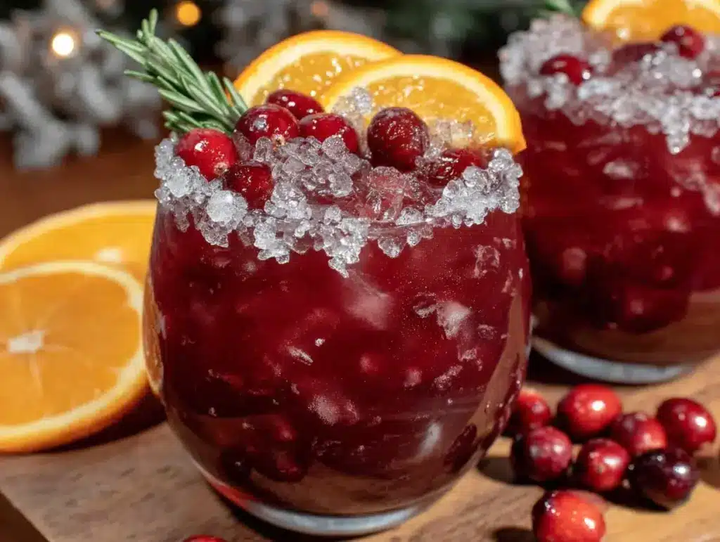cranberry orange cocktail - featured image