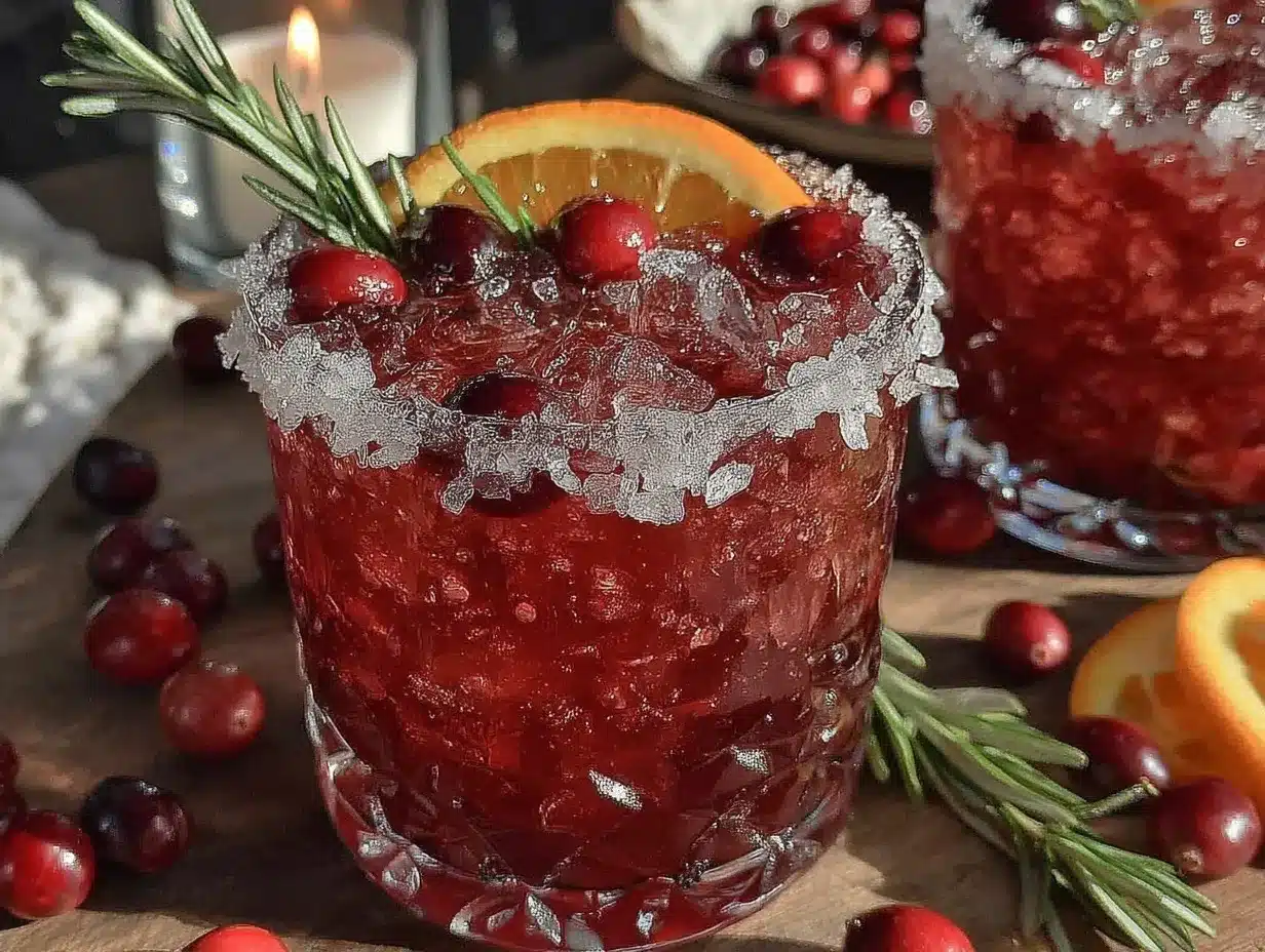 cranberry orange cocktail preparation steps