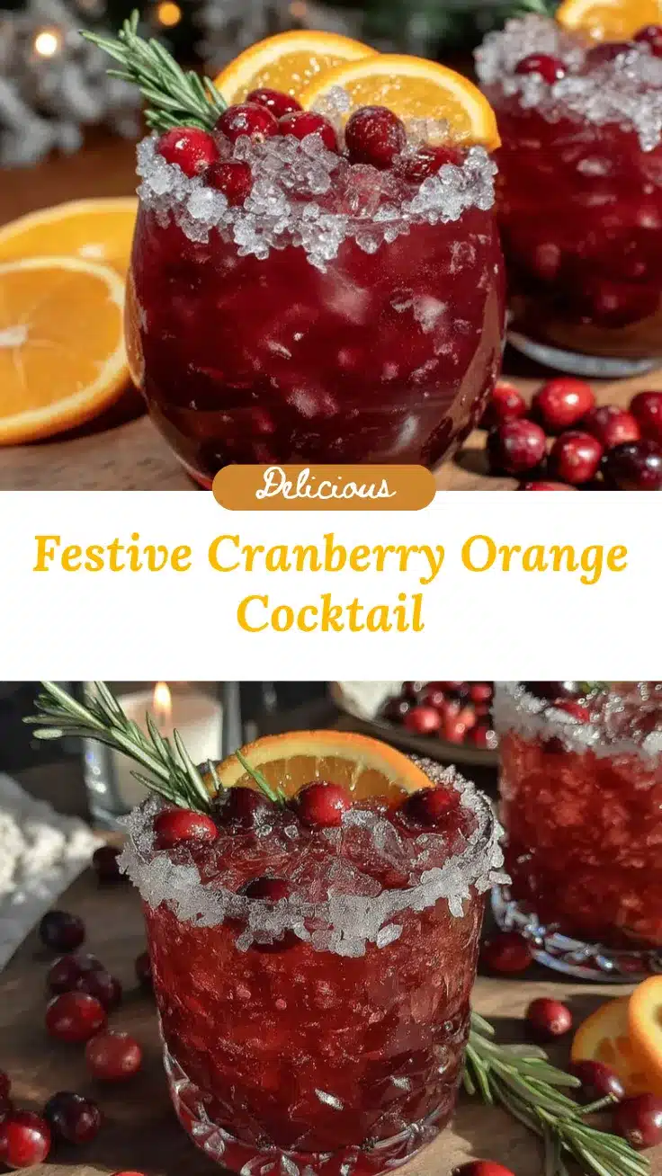 cranberry orange cocktail recipe