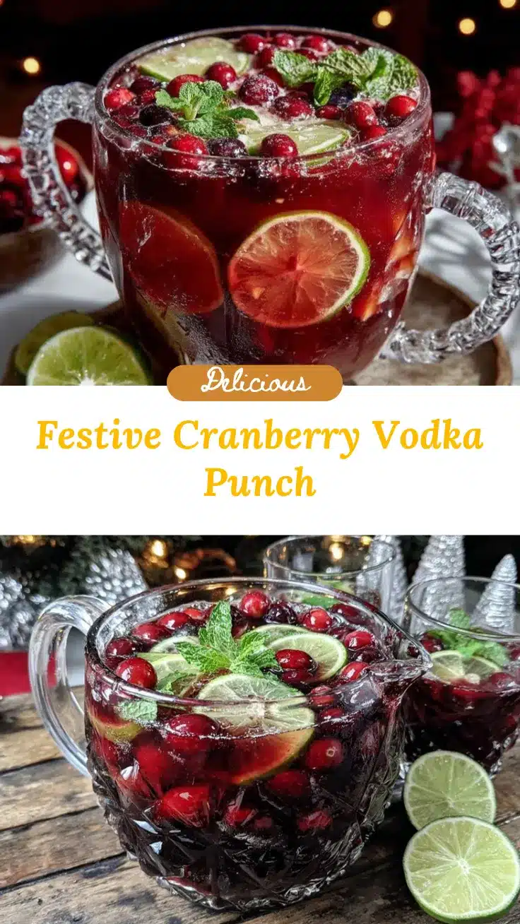 cranberry vodka punch recipe