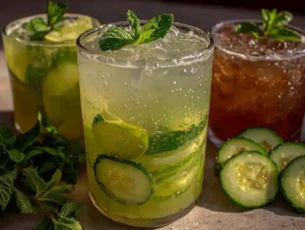 cucumber mint cooler - featured image