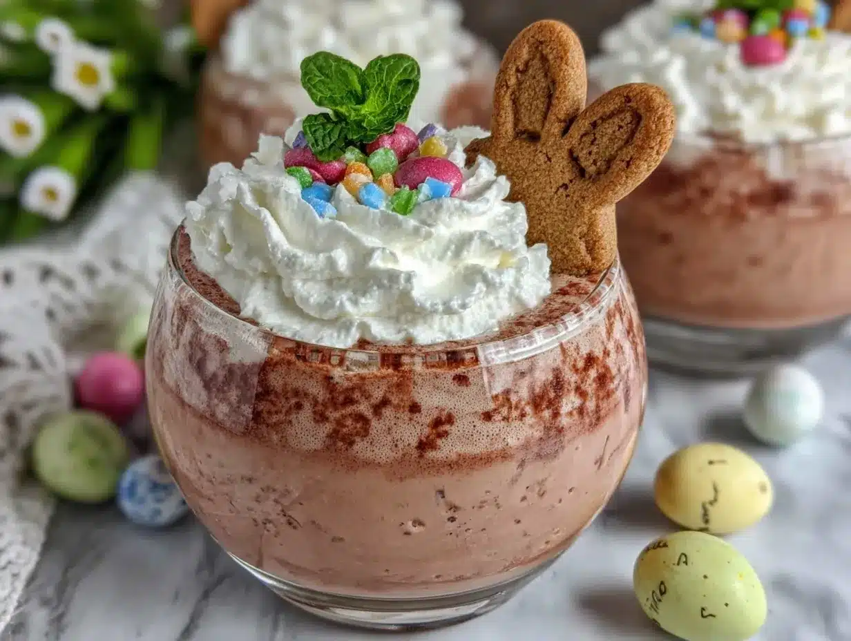 Easter Bunny Cocktail preparation steps