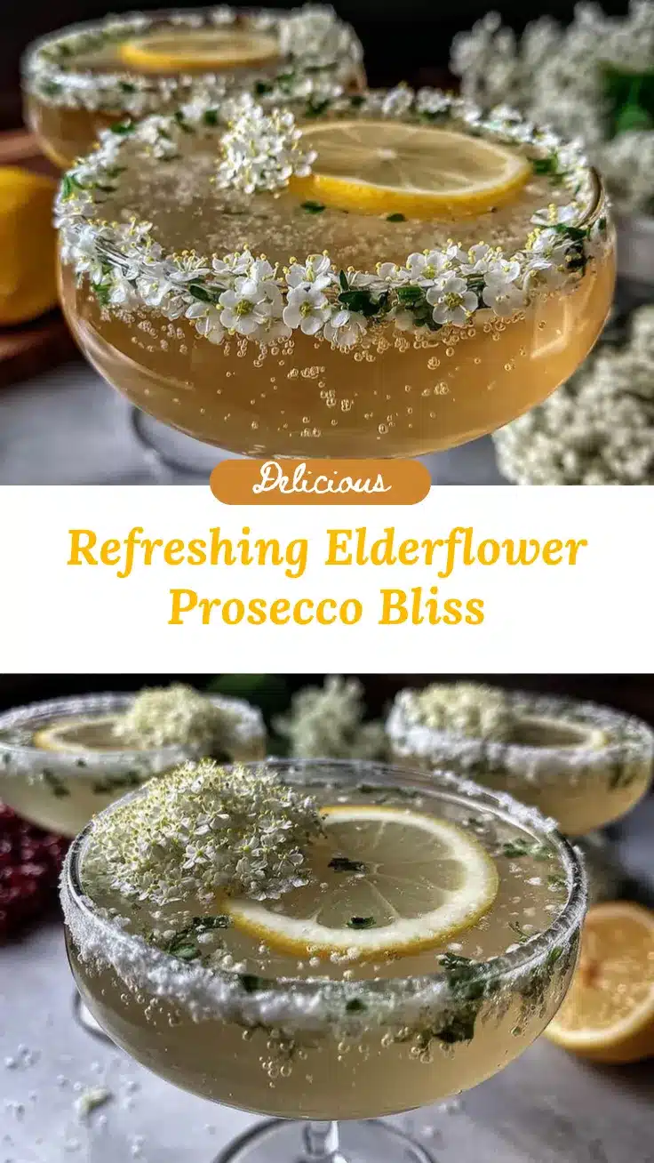 elderflower prosecco cocktail recipe