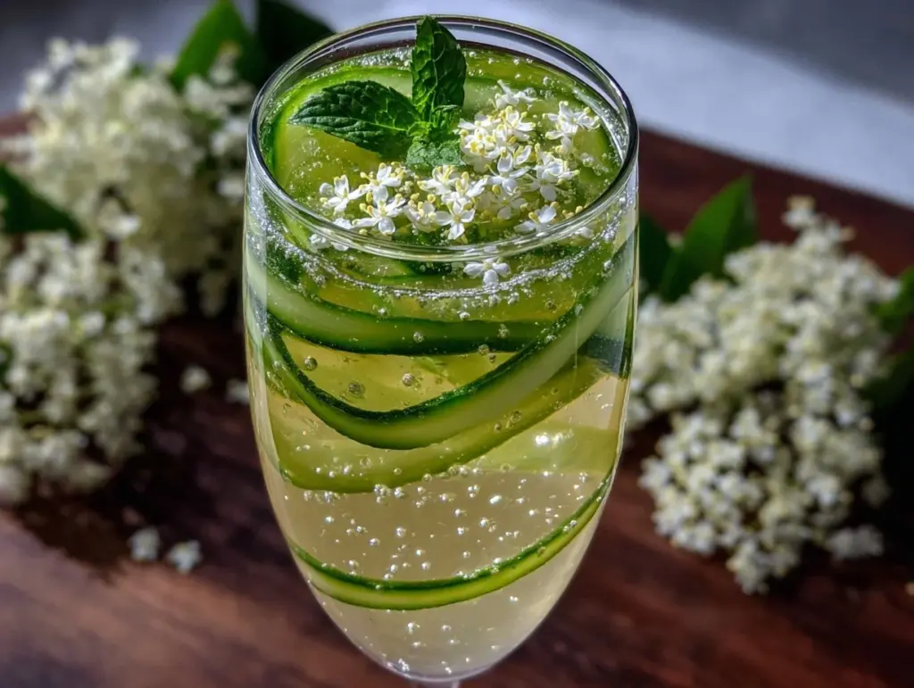 elderflower spritz - featured image