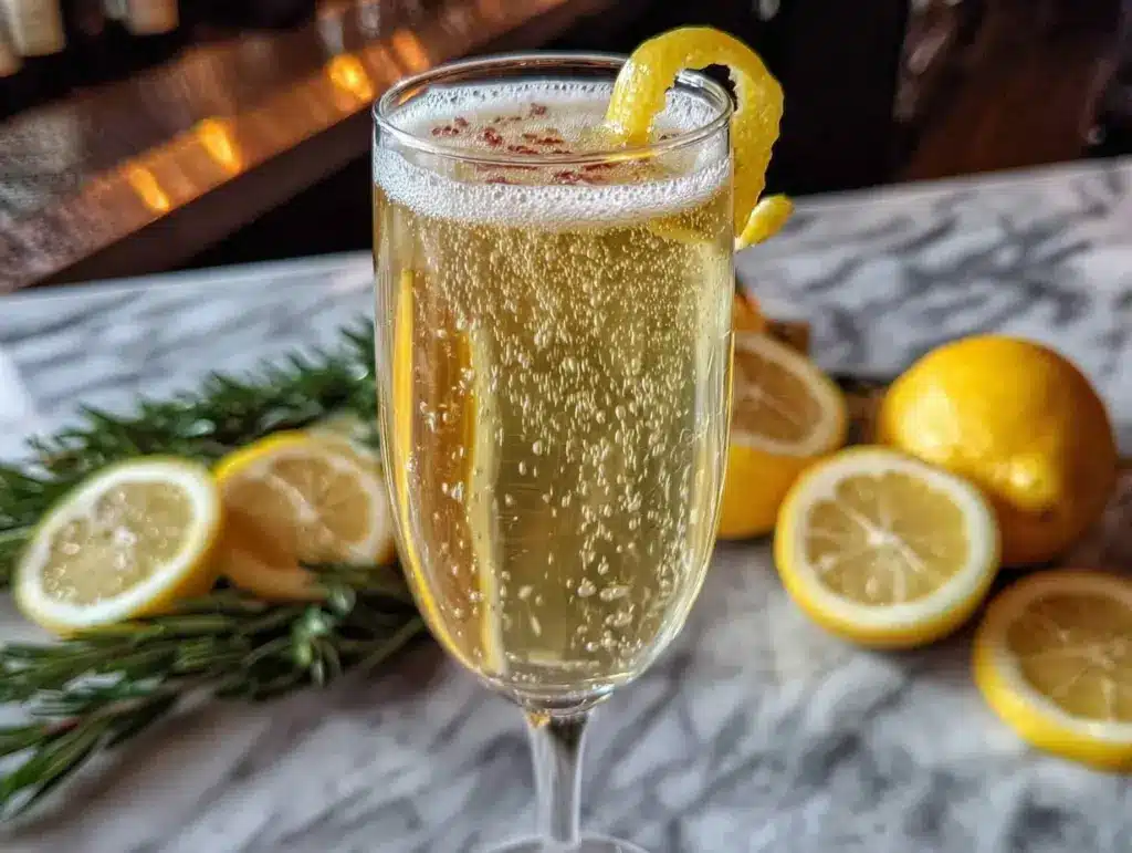 French 75 cocktail - featured image