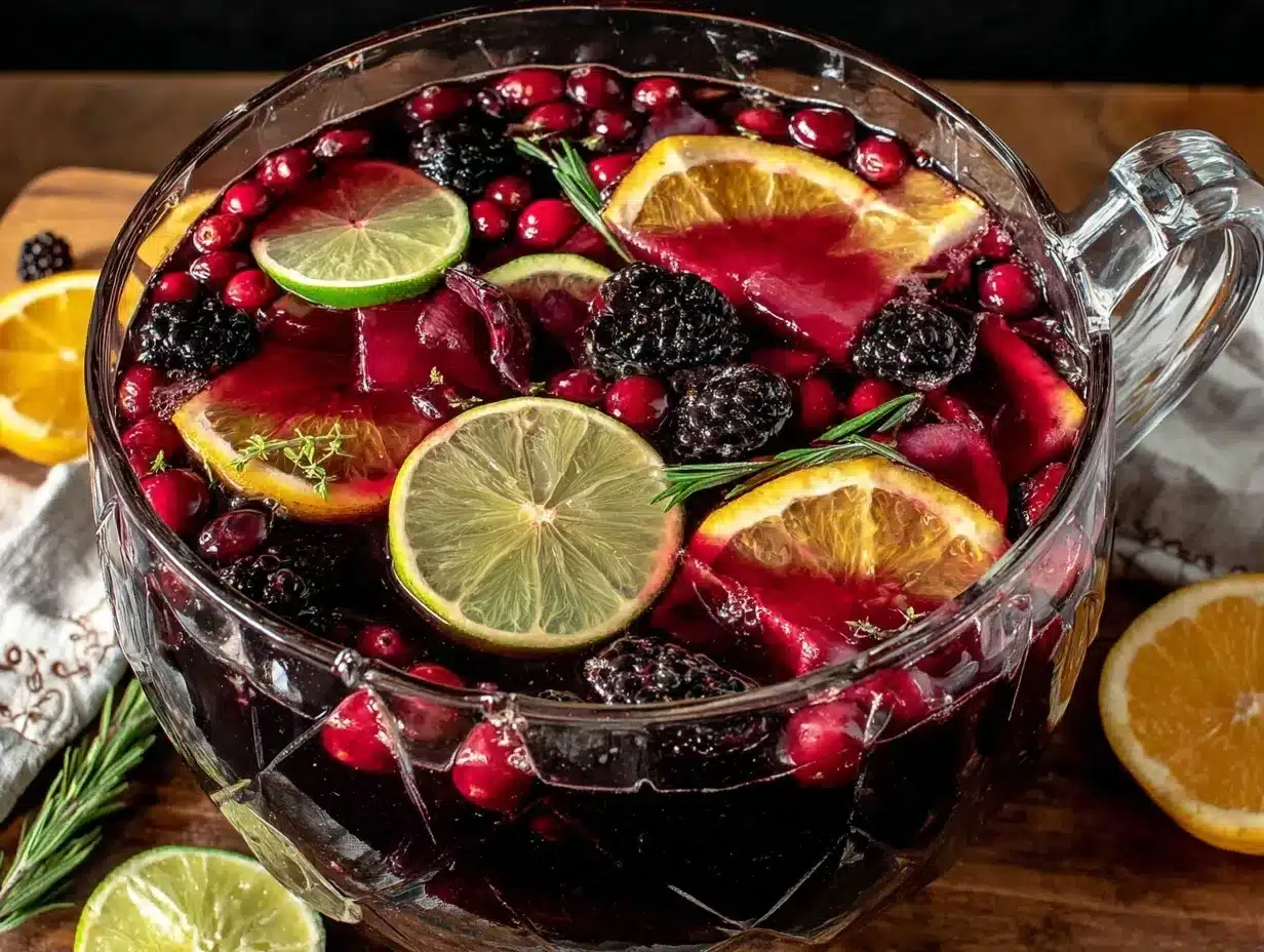 Friendsgiving Sangria preparation steps
