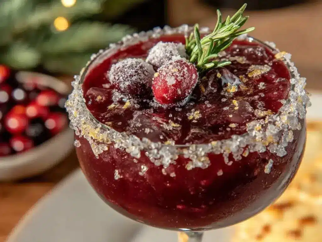 Frosted Cranberry Margarita - featured image