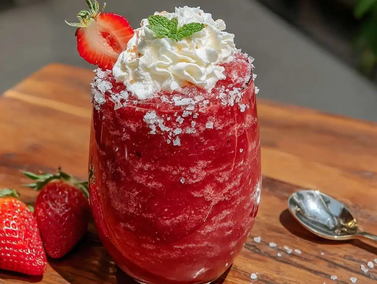 frozen strawberry daiquiri preparation steps