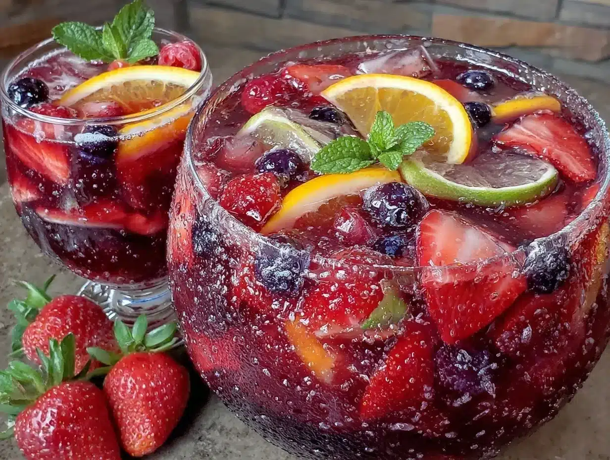 fruit punch recipe preparation steps