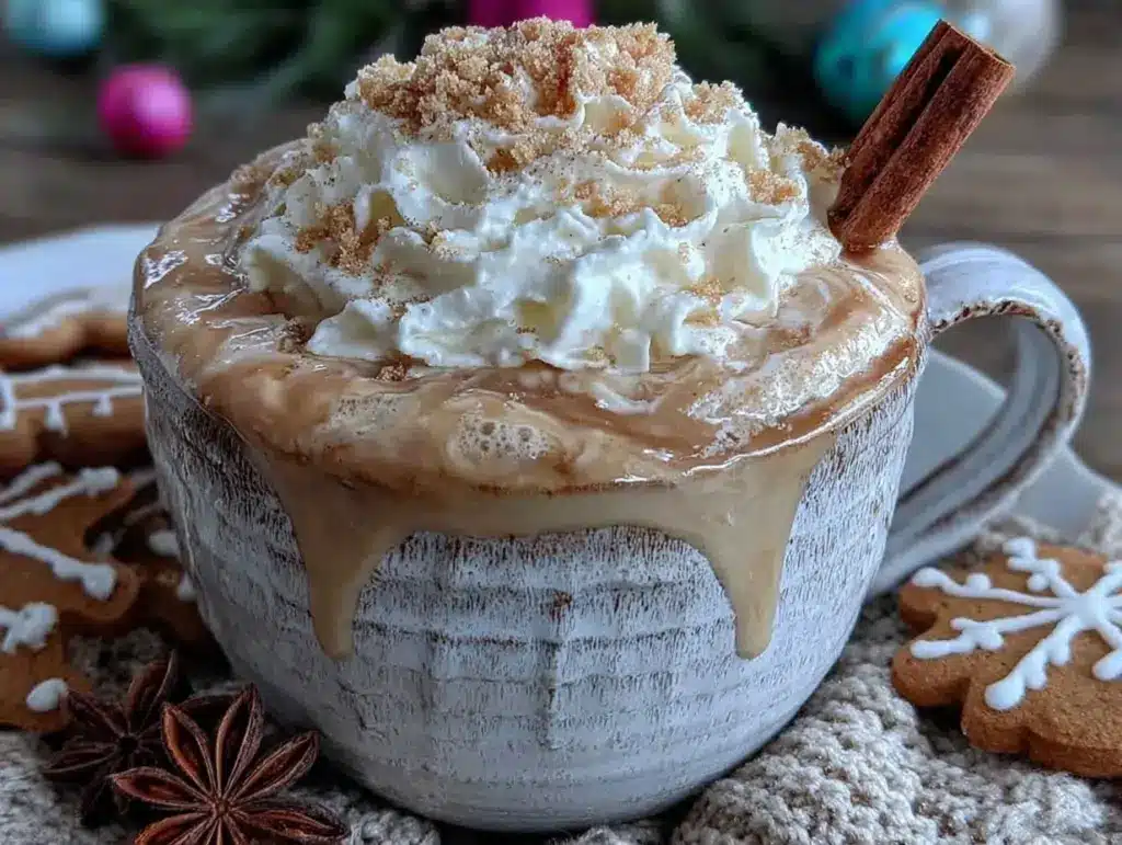 gingerbread latte - featured image
